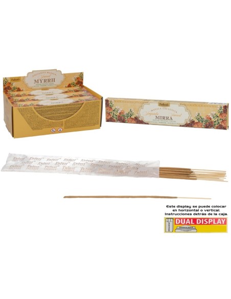 INCIENSO 15G 14 STICKS EXCLUSIVE MASALA SACRED MYRRH