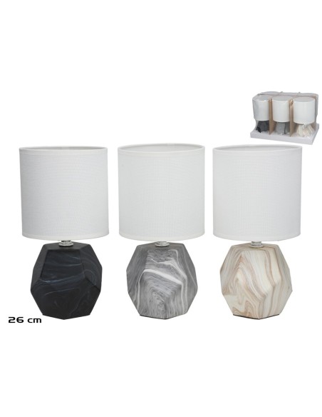 LAMPARA CERAMICA DIAMYN 26CM 3 SURT.