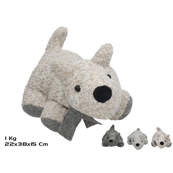 TOPE PUERTA PERRO SIMON 1KG 38X22X15CM 3 SURT