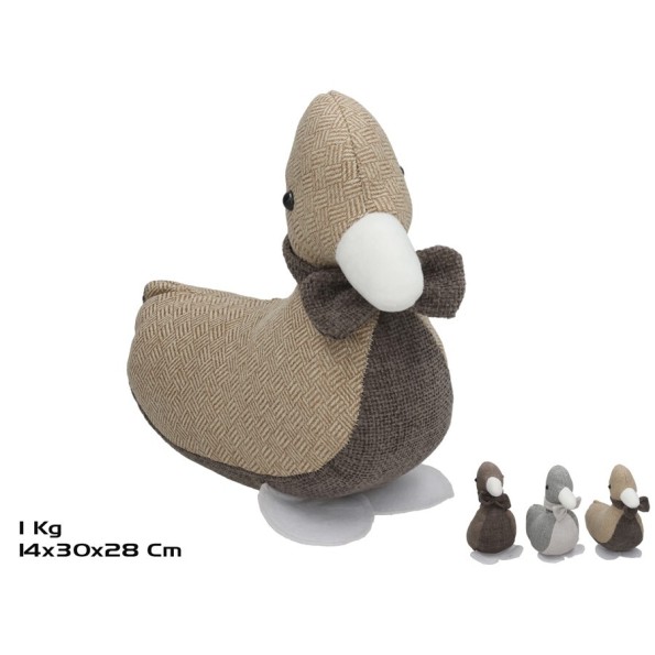 TOPE PUERTA PATITO 1KG 30X14X28CM 3 SURT