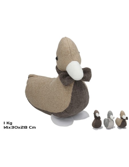 TOPE PUERTA PATITO 1KG 30X14X28CM 3 SURT