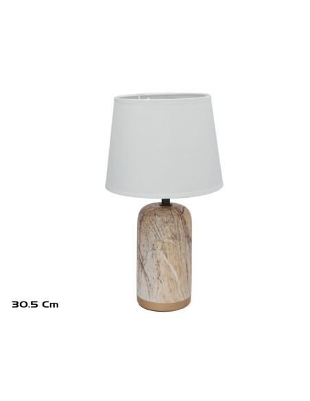 LAMPARA MESA CERAMICA PALOMA 30,5CM