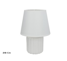 LAMPARA CERAMICA EBRO 28CM BLANCA