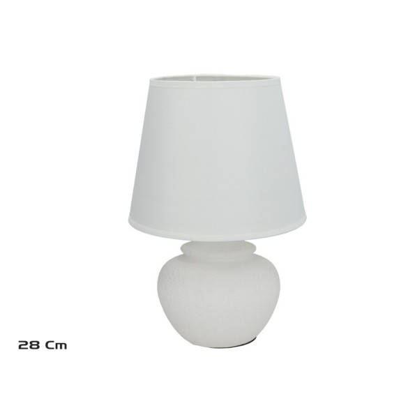 LAMPARA OVAL CERAMICA EBRO 28 CM