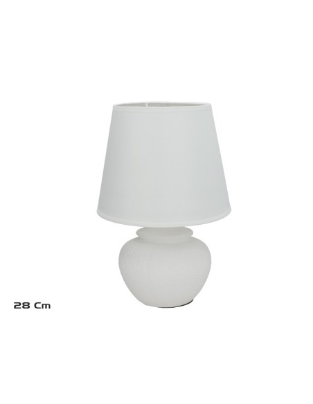 LAMPARA OVAL CERAMICA EBRO 28 CM