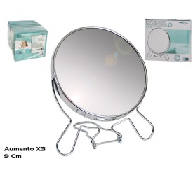 ESPEJO CRIS DOBLE CARA 9CM AUMENTO X3