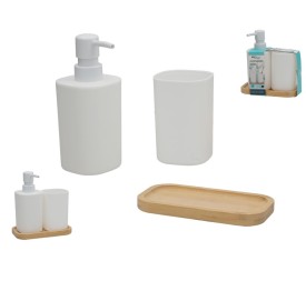 SET 2 ACCESORIOS BAÑO 7X10CM BLANCO