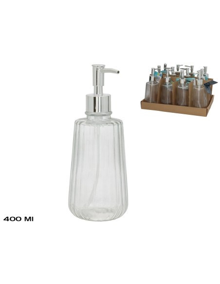 DISPENSADOR JABON CRISTAL LOUIS 400ML
