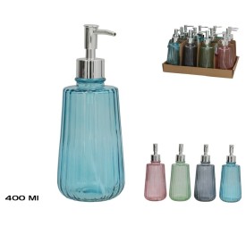 DISPENSADOR JABON CRISTAL LOUIS 400ML 4 SURT