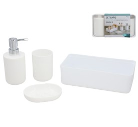 SET BAÑO 4PCS  LARISA BLANCO