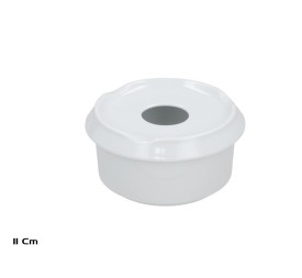 CENICERO AGUA MELAMINA KIRK 11CM BLANCO