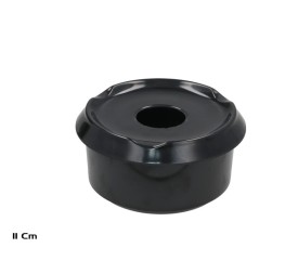 CENICERO AGUA MELAMINA KIRK 11CM NEGRO