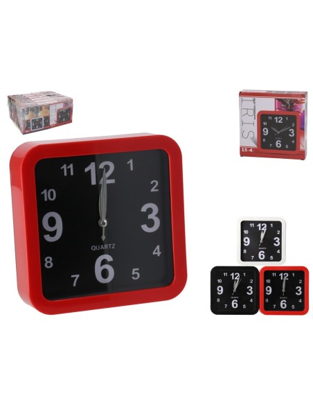 RELOJ DESPERTADOR IRIS - PLASTICO