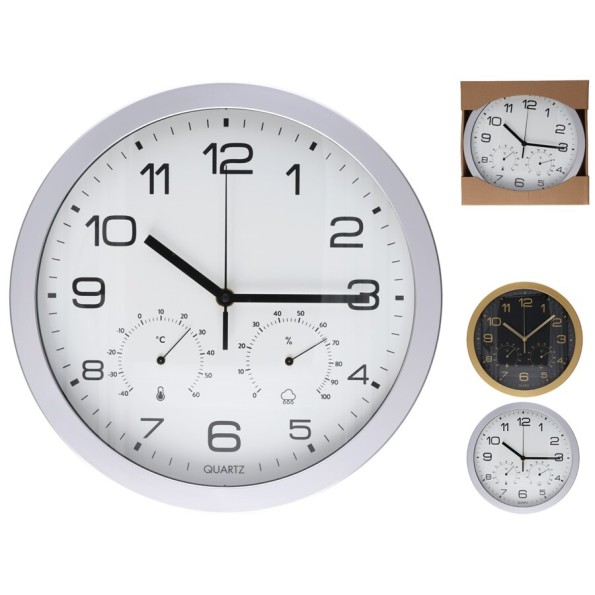 RELOJ PARED ESTHER 2 SURTIDOS 30X4,3 CM