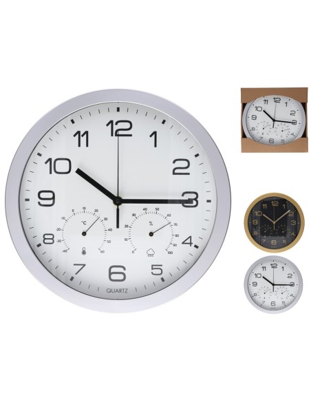 RELOJ PARED ESTHER 2 SURTIDOS 30X4,3 CM