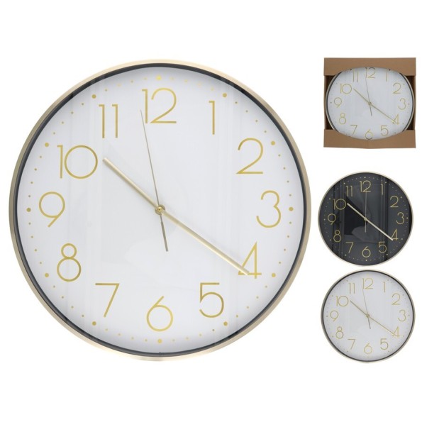RELOJ PARED LIME 40CM 2 SURT.