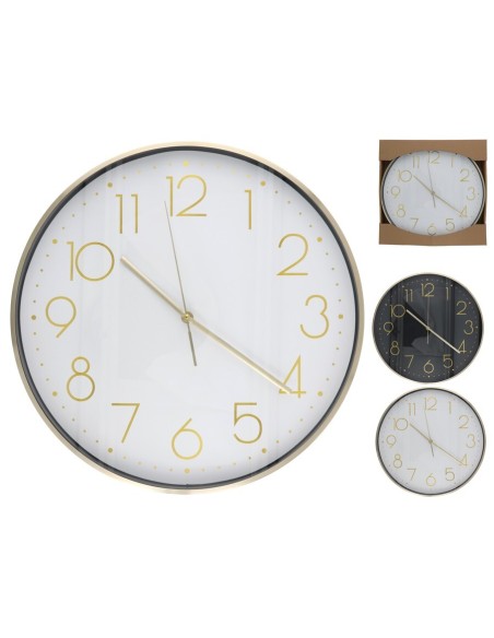 RELOJ PARED LIME 40CM 2 SURT.