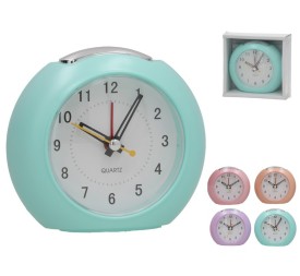 RELOJ DESPERTADOR OLA 9,8X4,7X8,8CM 4 SURT.
