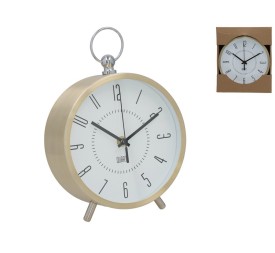 RELOJ DE MESA CLINI 17,5X6,9X24,8CM DORADO
