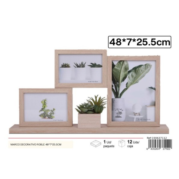 MARCO DECORATIVO ROBLE DM-8137 48X7X25,5CM(6)