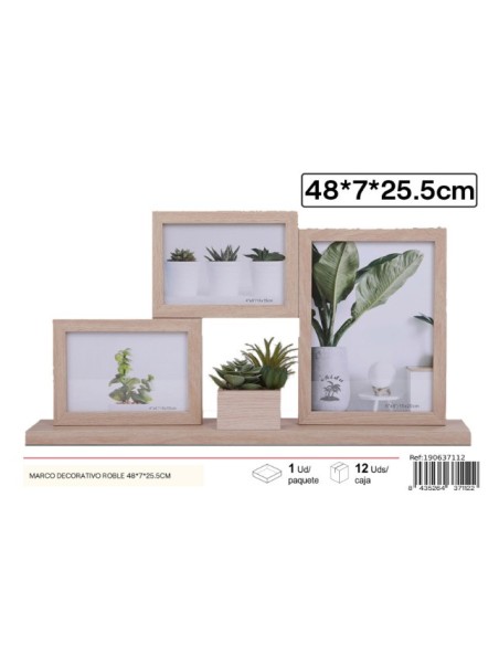 MARCO DECORATIVO ROBLE DM-8137 48X7X25,5CM(6)