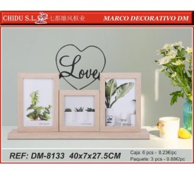 MARCO DECORATIVO ROBLE DM-8133 40X7X27,5CM(6)