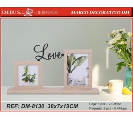 MARCO DECORATIVO ROBLE DM-8130 38X7X19CM(6)
