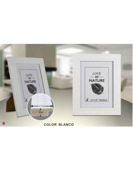 PORTAFOTO C.BLANCO PS-515 24X30CM(12/24)