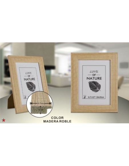 PORTAFOTO C.ROBLE PS-514 24X30CM(12/24)