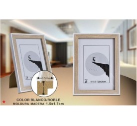 PORTAFOTO ROBLE/BL DM-893 20X30CM(12/24)