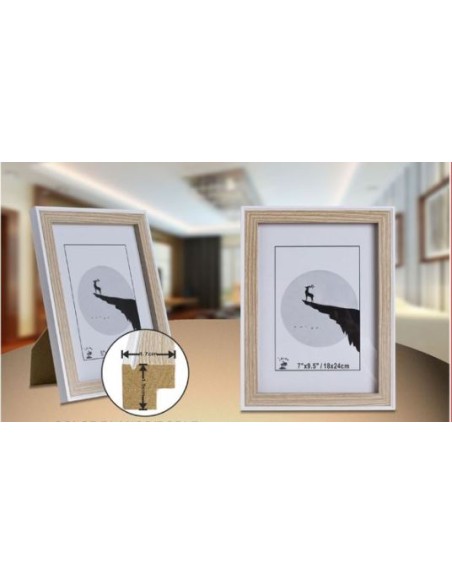 PORTAFOTO ROBLE/BL DM-893 18X24CM(12/24)