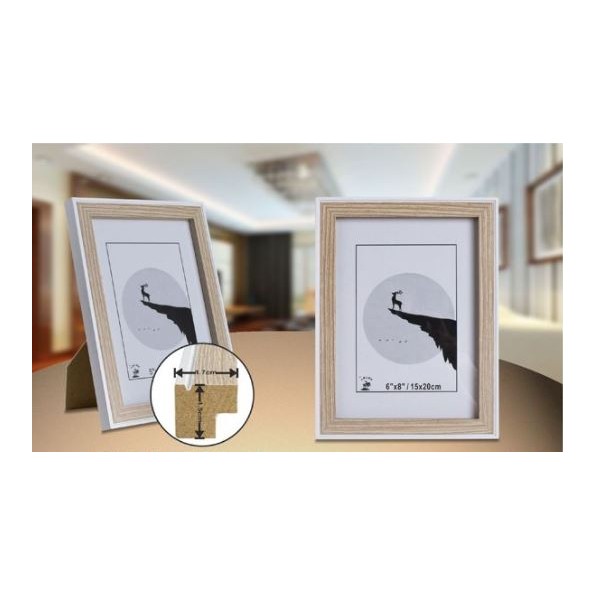 PORTAFOTO ROBLE/BL DM-893 15X20CM(12/36)