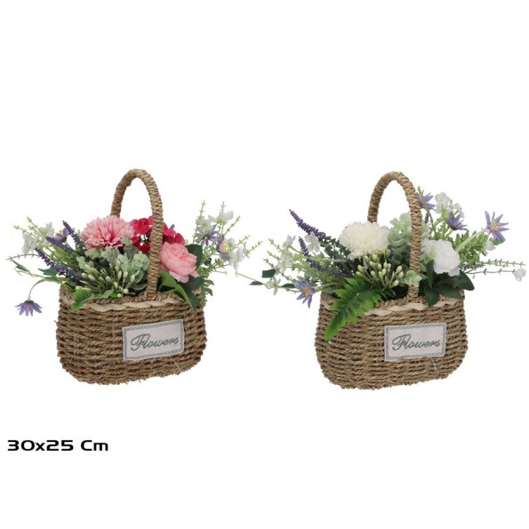 CESTO MIMBRE MUM MIX 30X25CM (S)