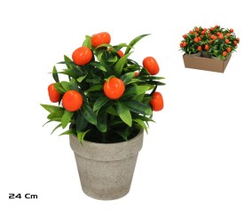 MACETA HUERTANICA NARANJA 24CM 3 SURT.