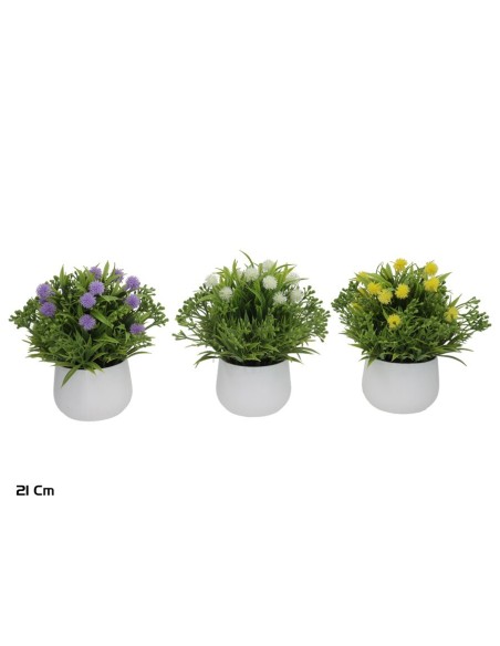 MACETA GYPSO GRASS - 21 CM (S)