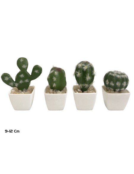 MACETA PLASTICO CACTUS - 9-12 CM (S)