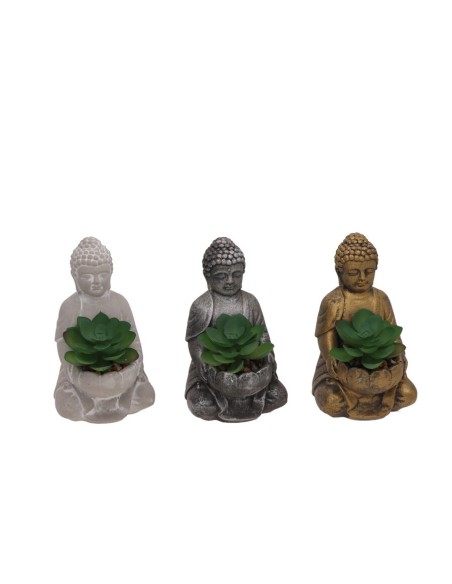 BUDA 3 SURT C/PLANTA DECO 10,2X10,2X9,5 CM
