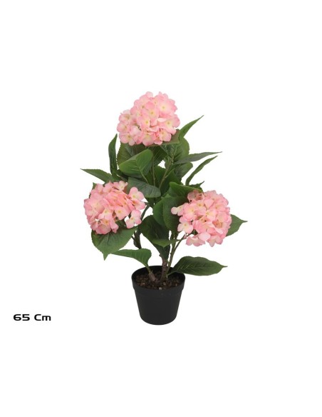 PLANTA HORTENSIA R/T X 3 -65CM (ROSA)