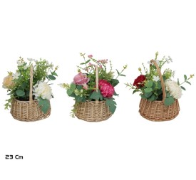 CESTO MIMBRE CRISANTEMO 23X17X23CM (S)