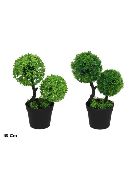 MACETA ARBOL 2  BOLAS - 16 CM (S)