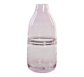 JARRON CRISTAL 14X14X30,5 14 ROSA