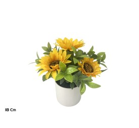 MACETA GIRASOLES X 3 - 18 CM