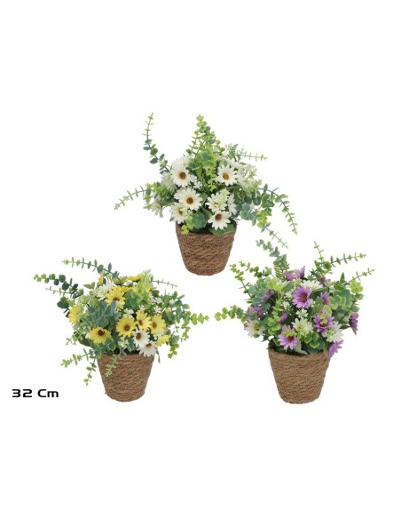 MACETA  ALGAS MARGARITAS  - 32 CM (S)