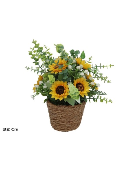 MACETA  ALGAS GIRASOLES  - 32 CM (S)