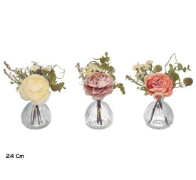 FLORERO SIMIL AGUA  ROSA DRIED-24 CM (S)