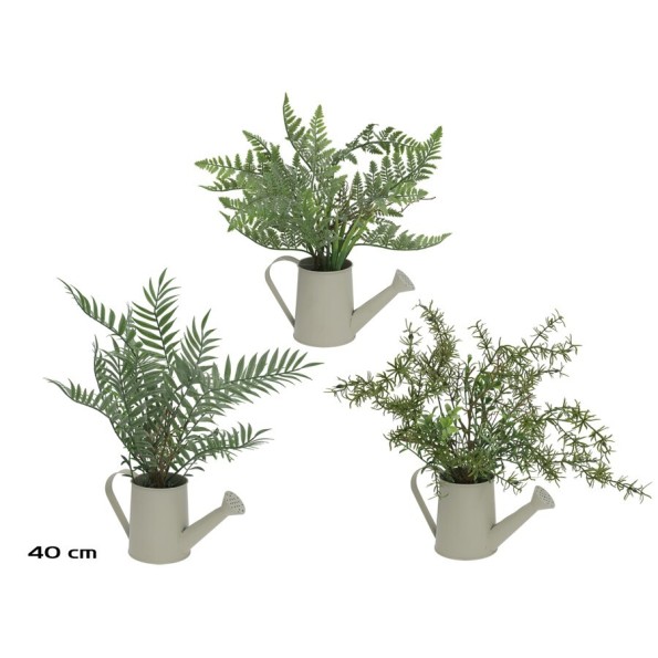 MACETA REGADERA METAL  HERBS- 40 CM (S)
