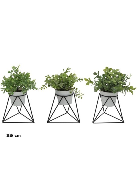 MACETA C/SOPORTE METAL HERBS - 29 CM (S)