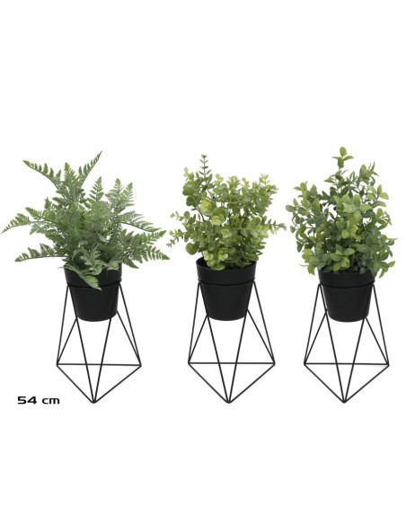 MACETA C/SOPORTE METAL HERBS - 54 CM (S)