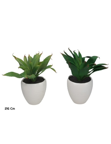 MACETA CEMENTO ALOE - 26 CM