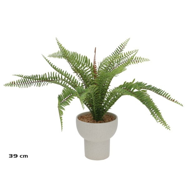 MACETA CERAMICA HELECHO - 39 CM